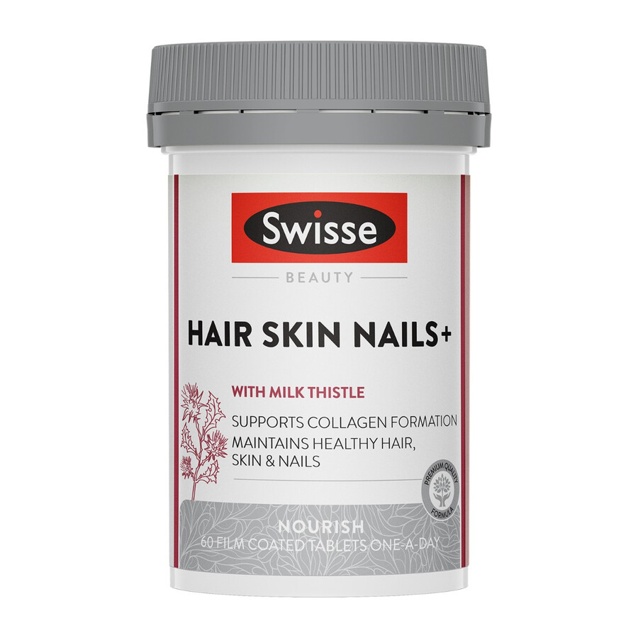 swisse beauty hair skin nails with milk thistle