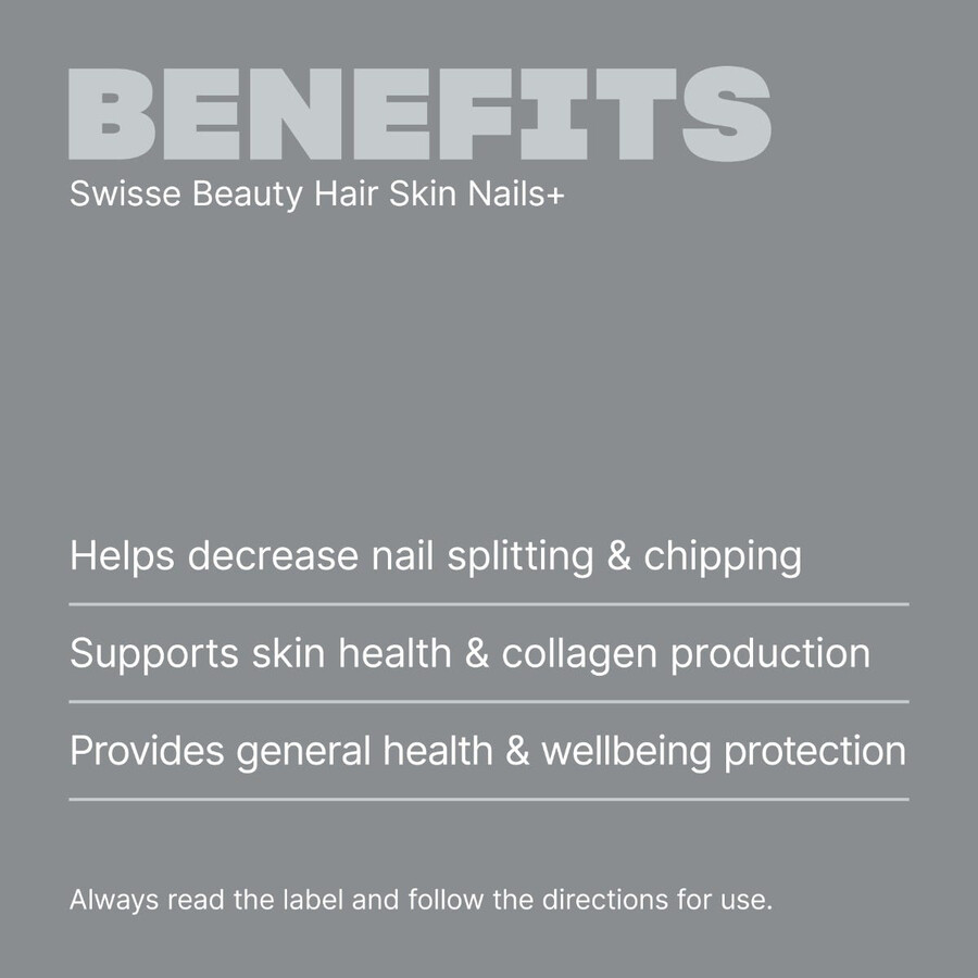 swisse beauty hair skin nails with milk thistle