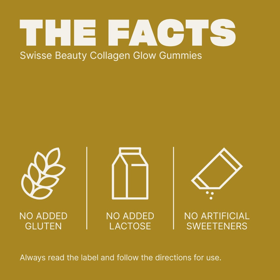 swisse beauty collagen glow gummies with collagen peptides