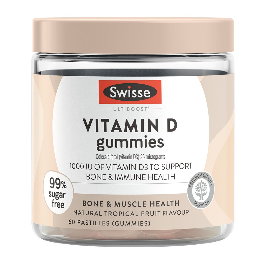 swisse ultiboost vitamin d gummies bone immune system health support