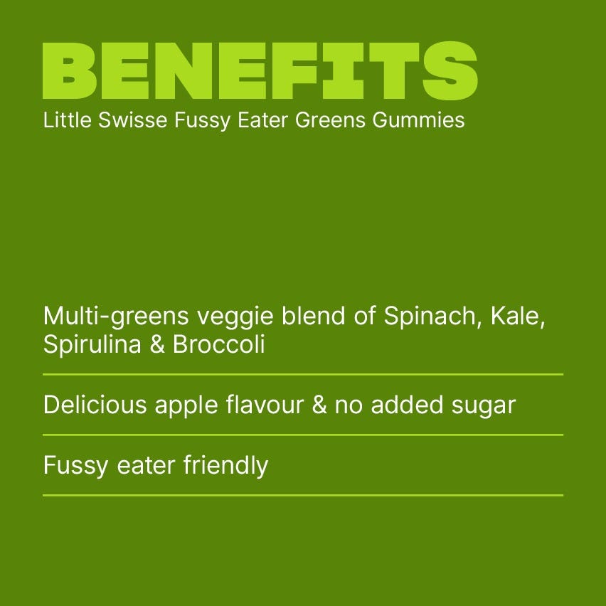 little swisse fussy eater greens gummies