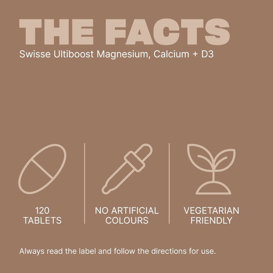 swisse ultiboost magnesium calcium vitamin d3 muscle support