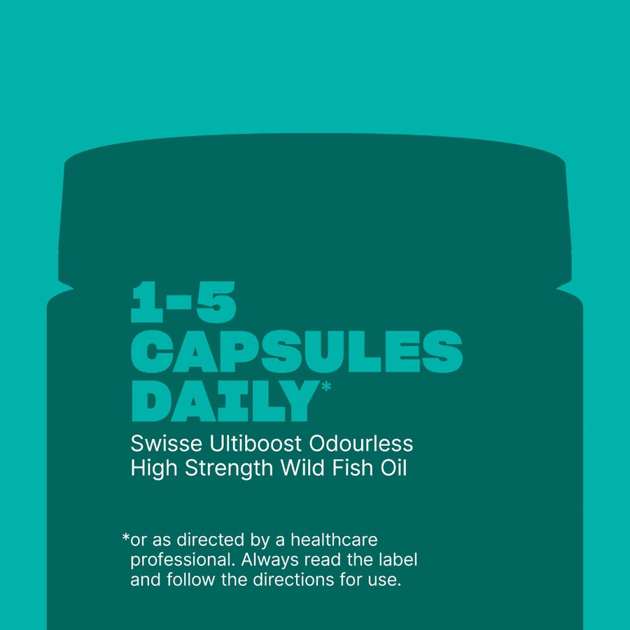 swisse ultiboost odourless high strength wild fish oil