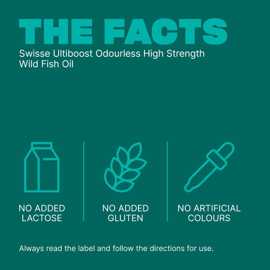 swisse ultiboost odourless high strength wild fish oil