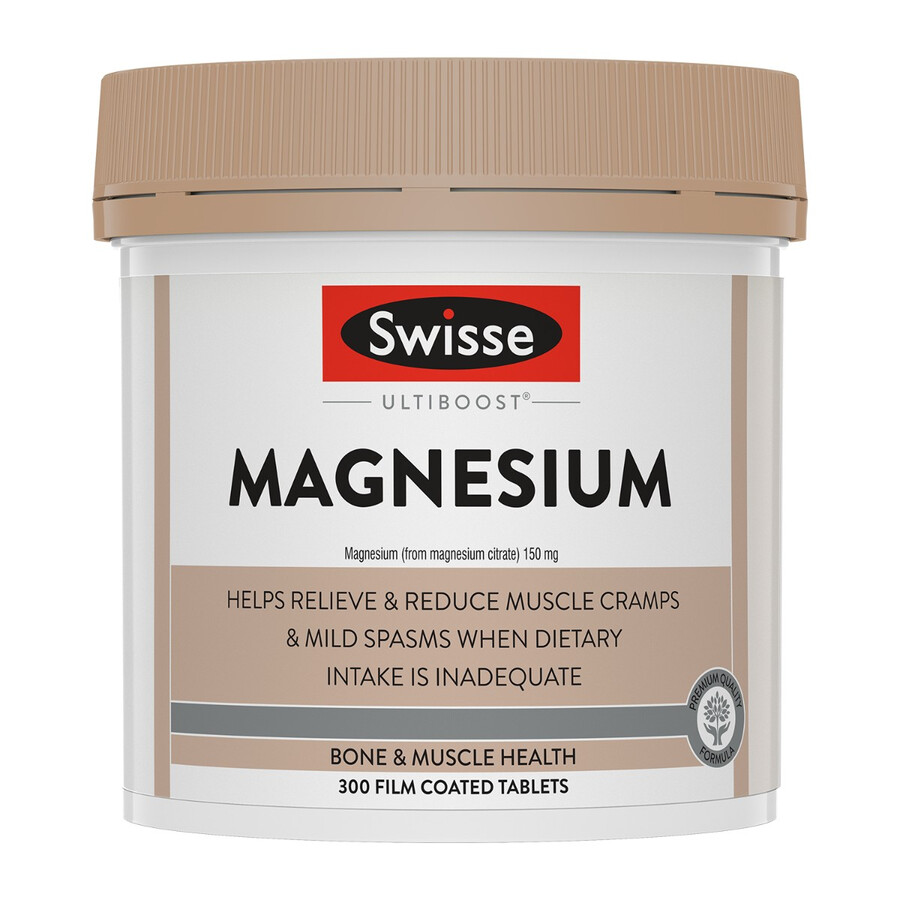 swisse ultiboost magnesium healthy muscle function support