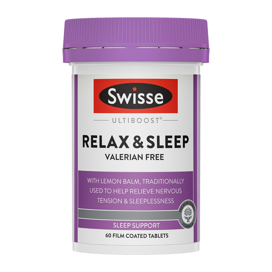swisse ultiboost relax sleep valerian free sleep support