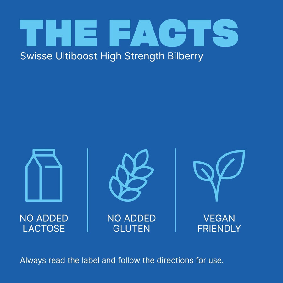 swisse ultiboost high strength bilberry eye health support