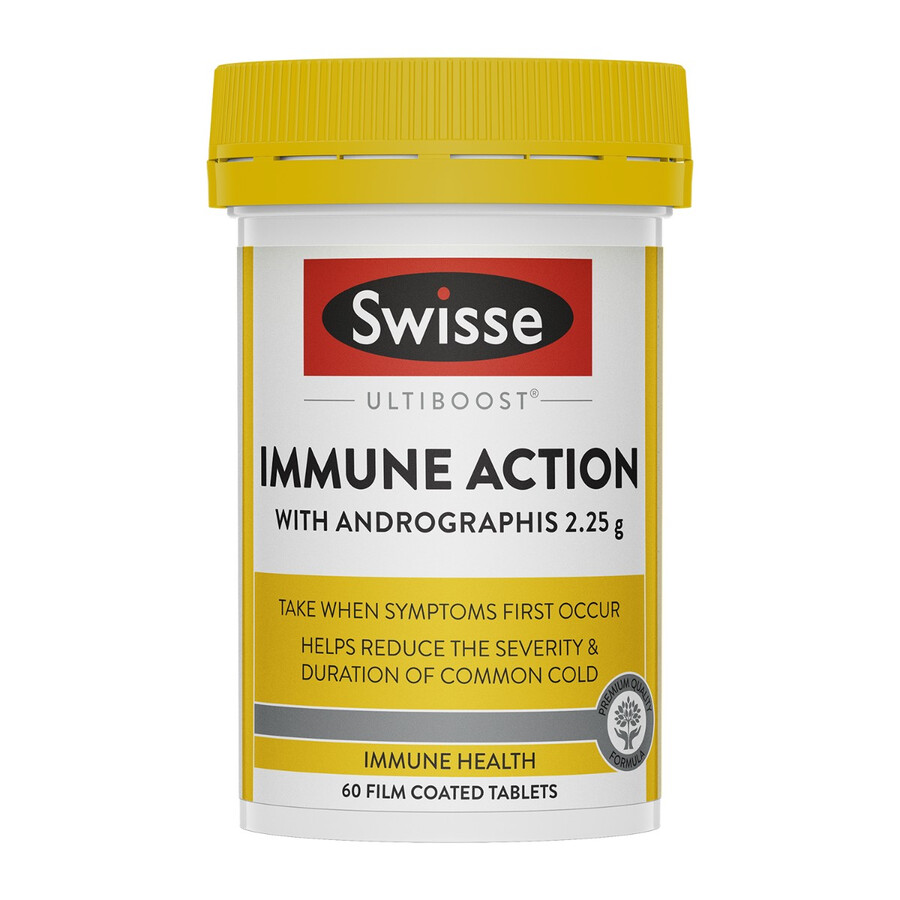 swisse ultiboost immune action common cold symptom relief