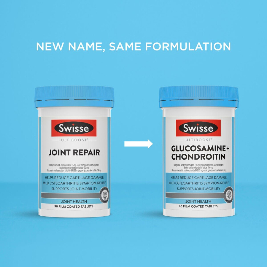 swisse ultiboost glucosamine chondroitin joint health support