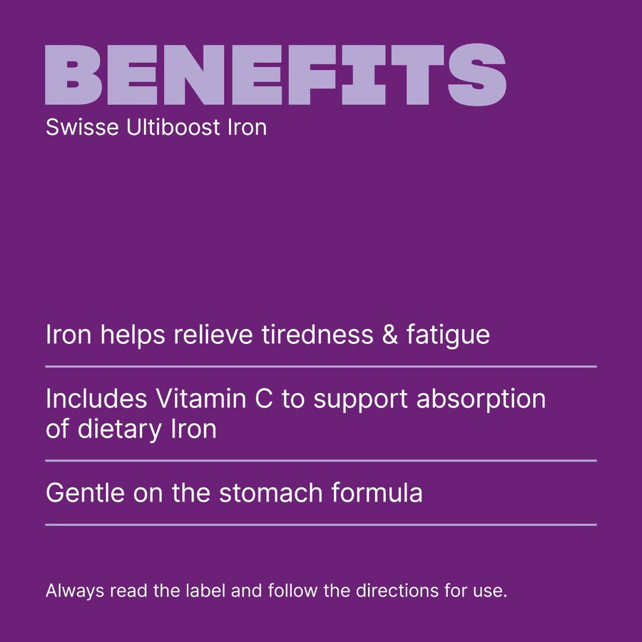 swisse ultiboost iron with vitamin c