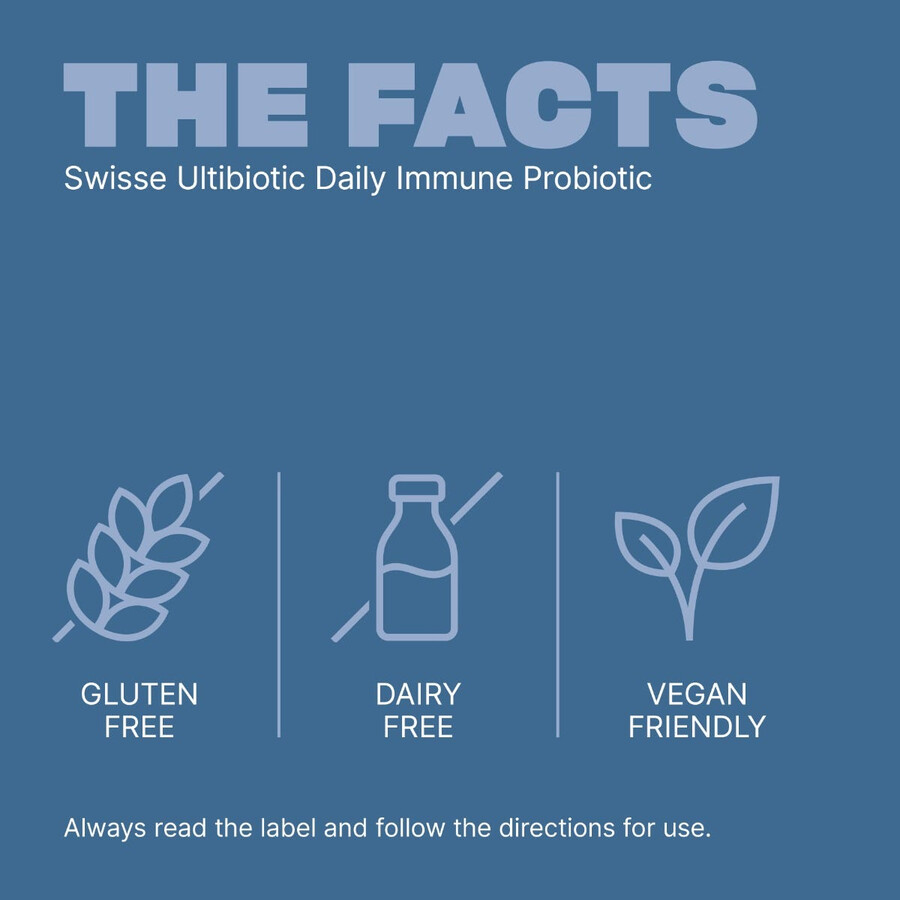 swisse ultibiotic daily immune probiotic immune system support
