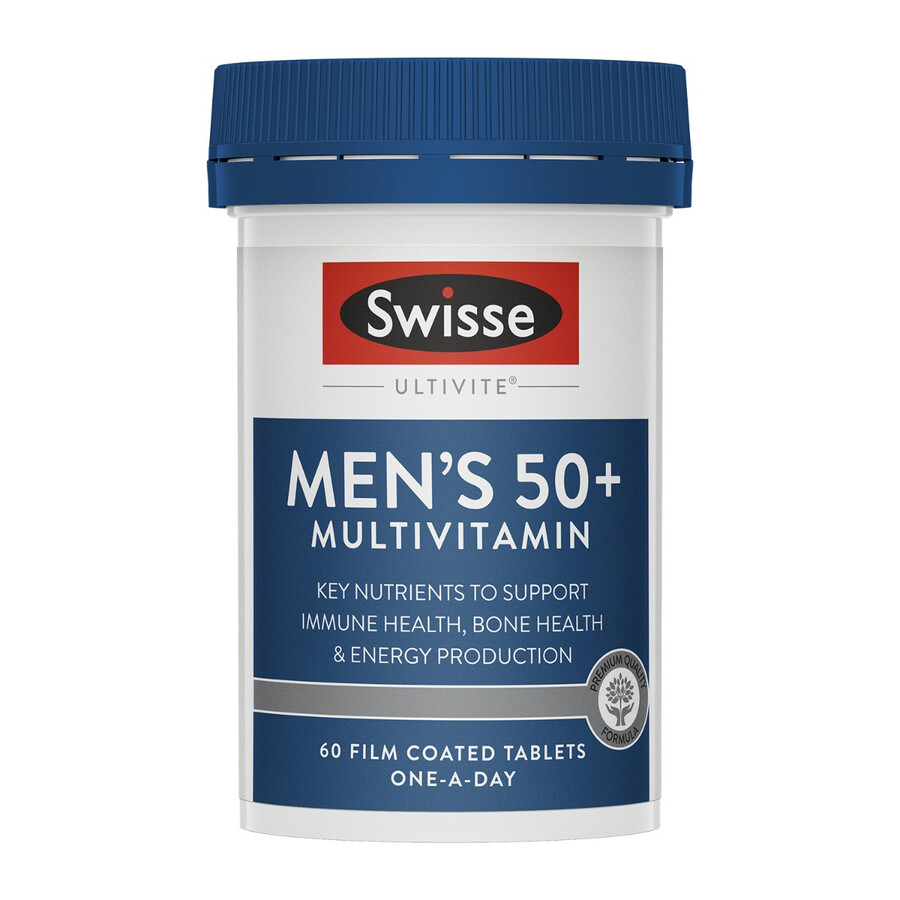 swisse ultivite mens 50 multivitamin energy production support