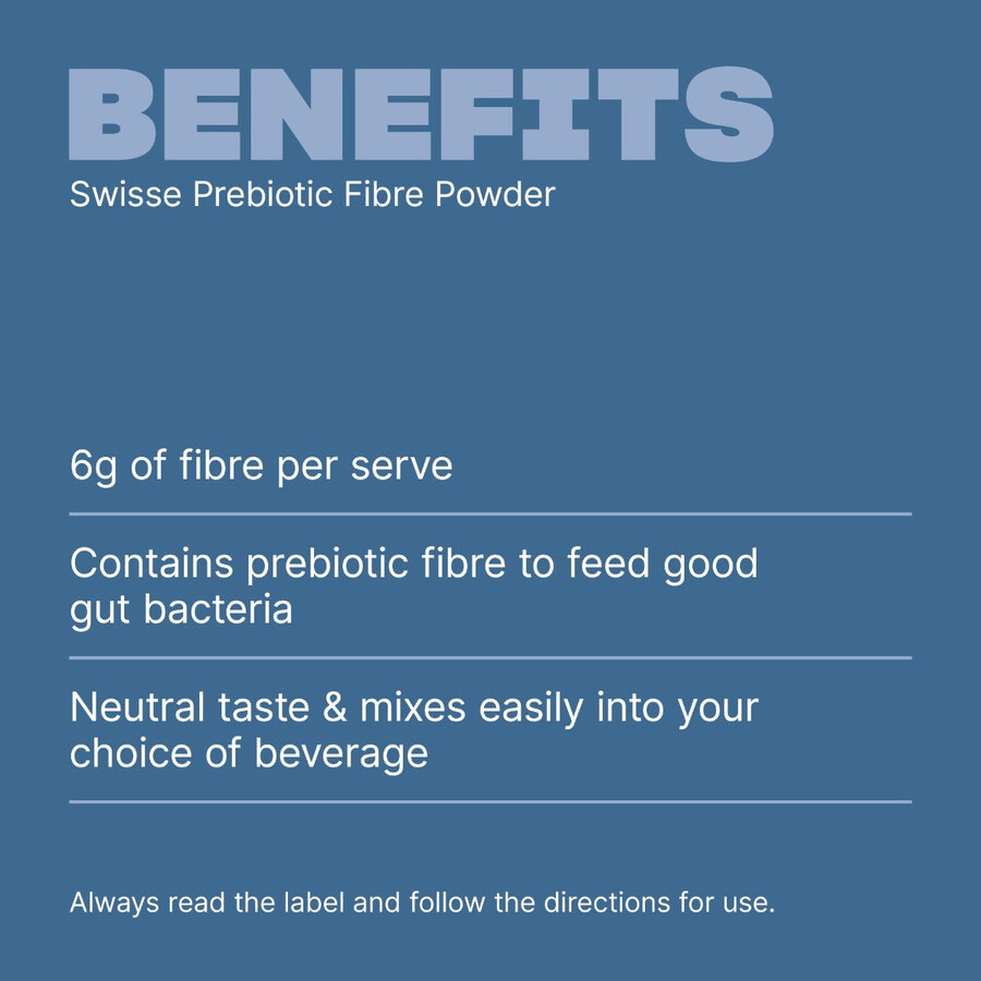 prebiotic fibre powder - swisse wellness