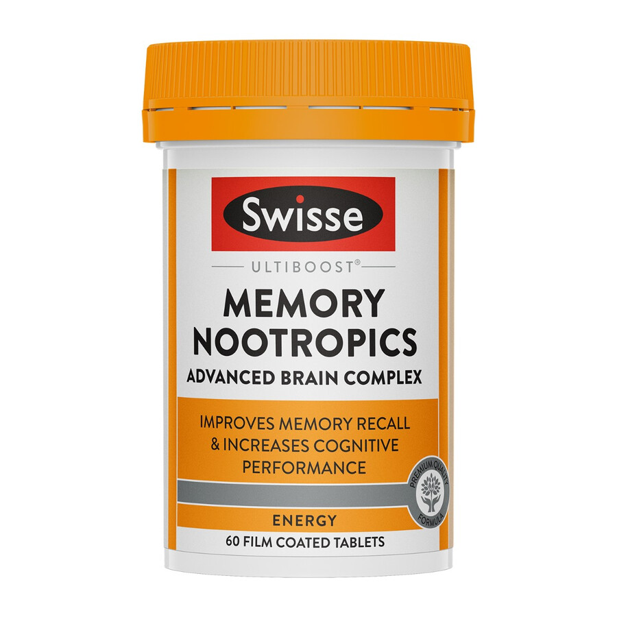 swisse ultiboost memory nootropics advanced brain complex