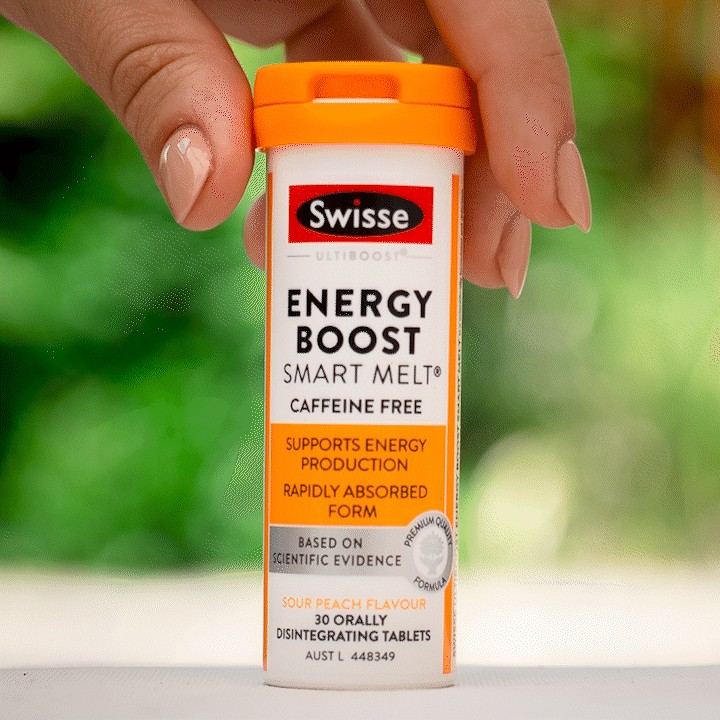 swisse ultiboost energy boost smart melt caffeine free