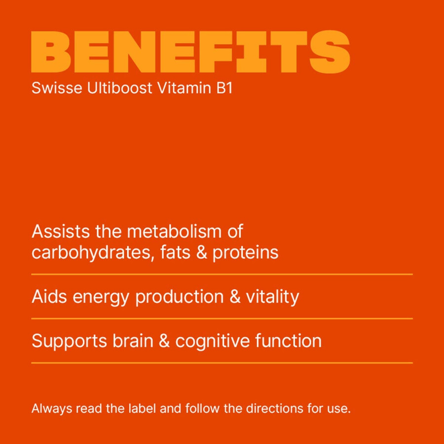 swisse ultiboost - vitamin b1